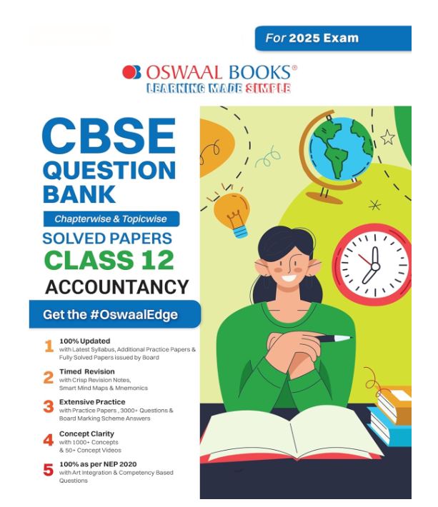 Oswaal CBSE Question Bank Class 12 Accountancy, Chapterwise and Topicwise Solved Papers For Board Exams 2025 
